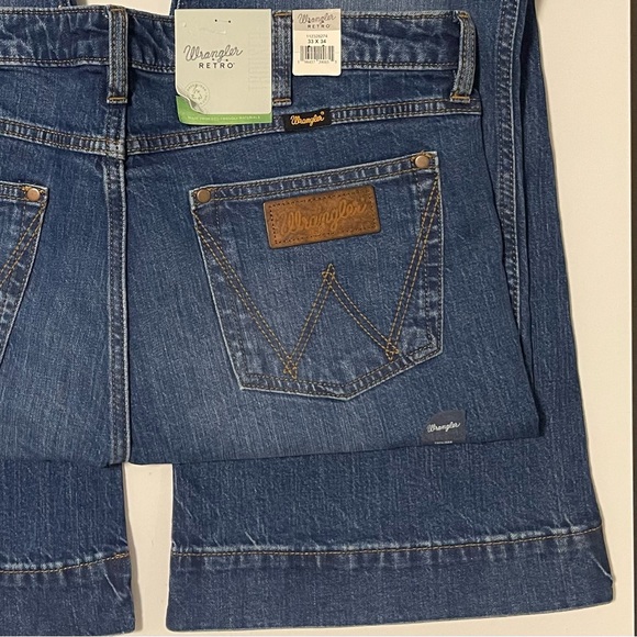 NWT Wrangler High Rise Trouser - Retro Style & Stretch - Size 33 | 34 - Picture 5 of 11